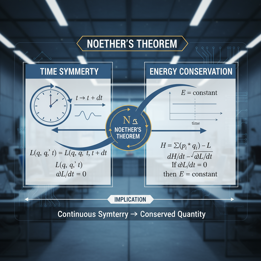 Noether's theorem: symmetries in nature produce conservation laws