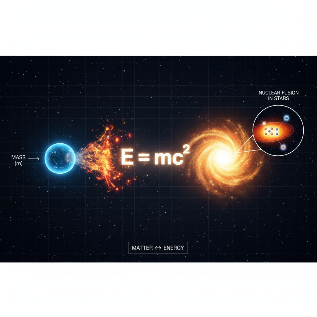 Mass-energy equivalence: how matter transforms into energy in nuclear reactions